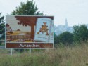 We approach Avranches, gateway to Mont Saint-Michel